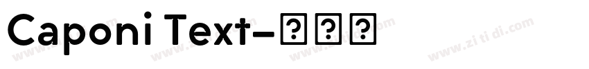 Caponi Text字体转换